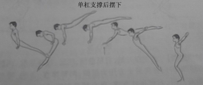 单杠动作要领