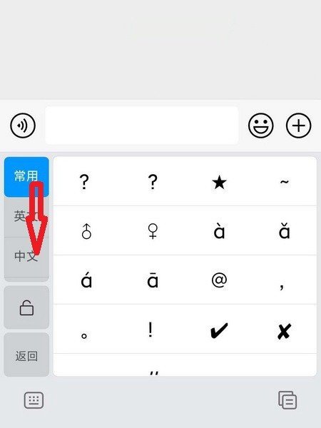 手机上・这个符号怎么打出来？