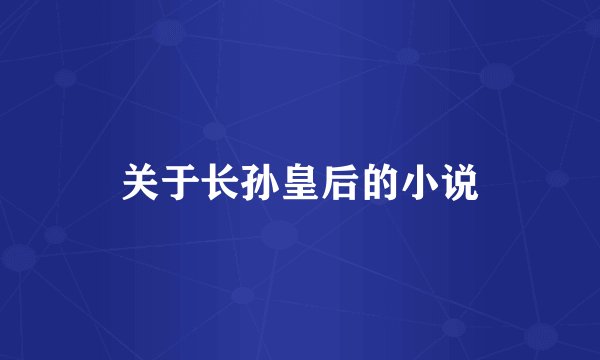 关于长孙皇后的小说