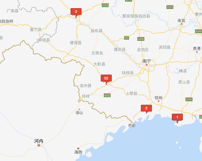 广西哪里最接近越南？