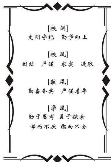 西南二中的校训、校风、教风、学风