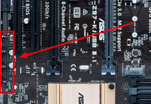 电脑前置USB接口接线方法？