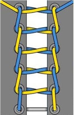 简单好看系鞋绳方法
