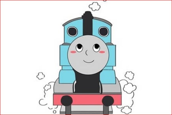 小火车托马斯怎么画