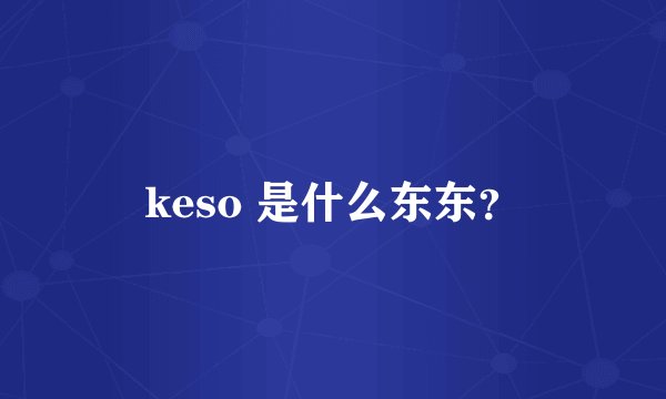 keso 是什么东东？