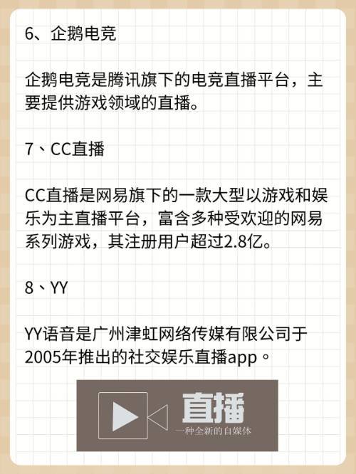 2021十大免费直播app排行榜