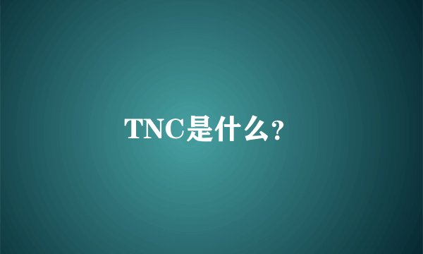 TNC是什么？