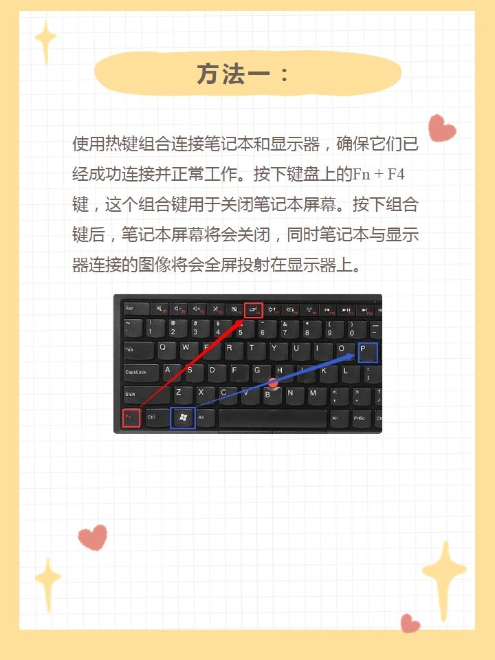 怎样关闭笔记本屏幕