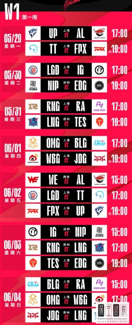 2023英雄联盟LPL夏季赛赛制/时间/赛程/排行一览