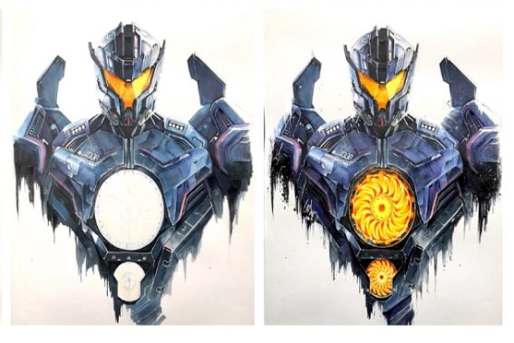 环太平洋机甲怎么画简单