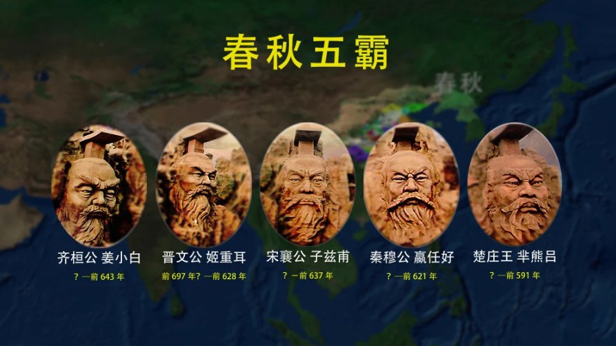 东周列国中，春秋五霸战国七雄，是说的同一个国家吗？