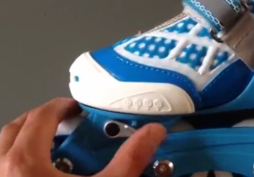 溜冰鞋怎么调节大小视频
