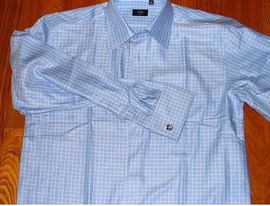 法式双叠衬衫的双叠衬衫