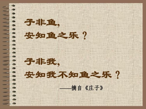 庄子与惠子由于濠梁之上的翻译全文