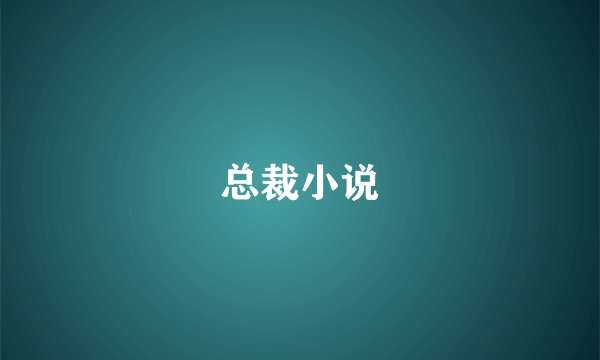 总裁小说
