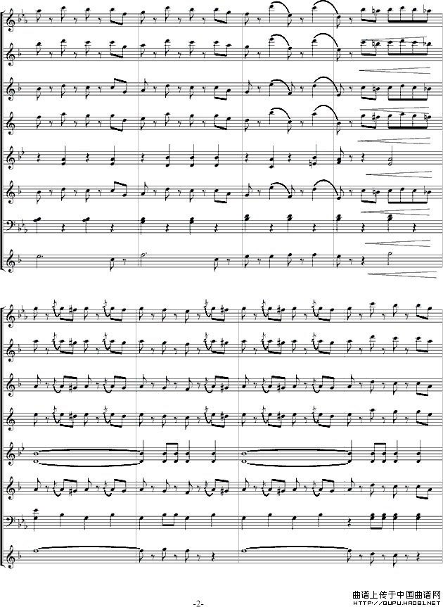 拉德斯基进行曲总谱