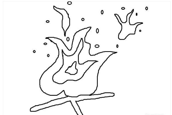 火柴人火元素怎么画