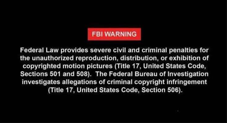 fbi warning什么意思？