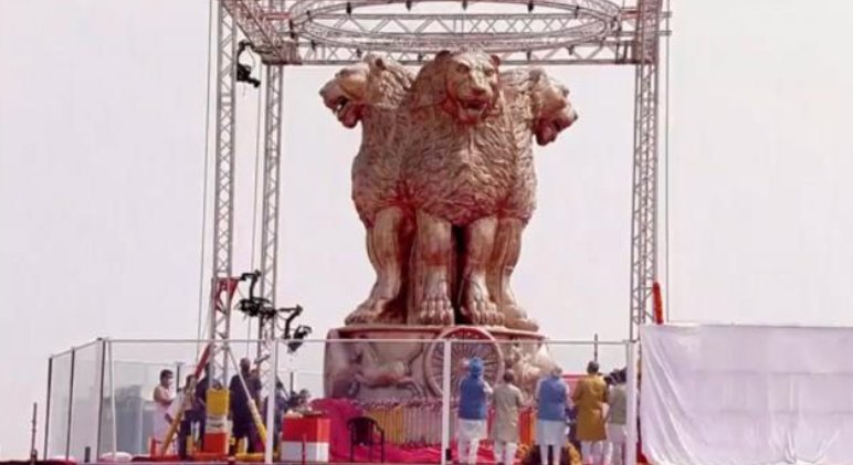 印度新议会大楼上的狮雕引争议，你对该雄狮造型都有哪些评价？