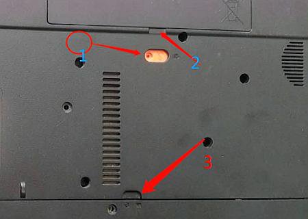 戴尔笔记本电脑电池怎么拆下来？