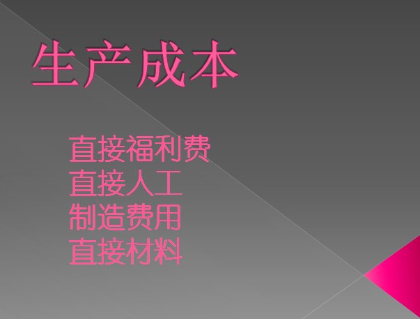 生产成本应该设置哪些明细科目?