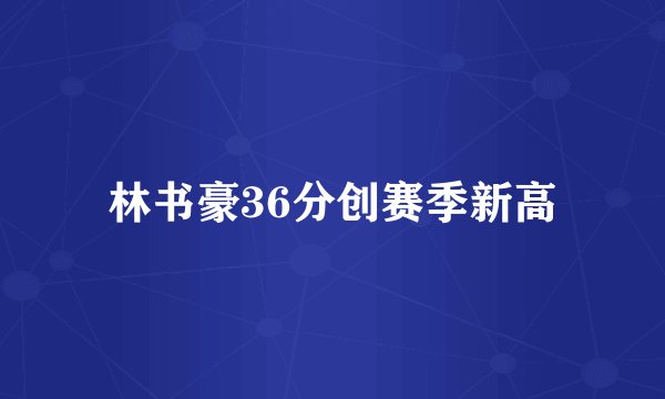 林书豪36分创赛季新高