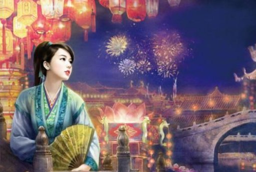 解释下.灯火阑珊 .的意思