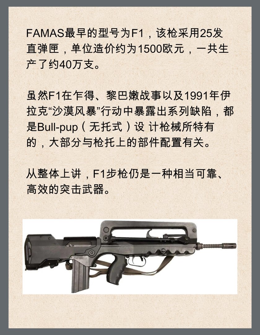法国FAMAS突击步枪