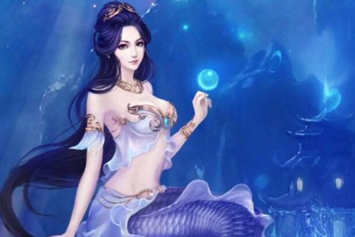 古风美人鱼怎么画