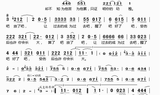 “算了吧忘了吧让一切都变成过去吧…”是什么歌里的歌词