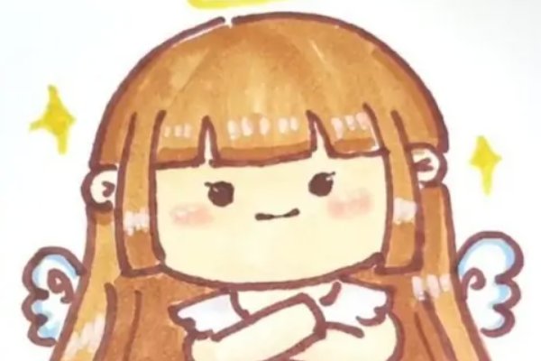 小麻薯可爱少女怎么画