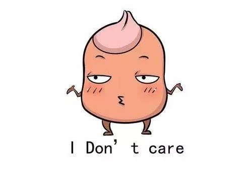I don't care是什么意思