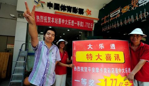 大乐透中奖排名