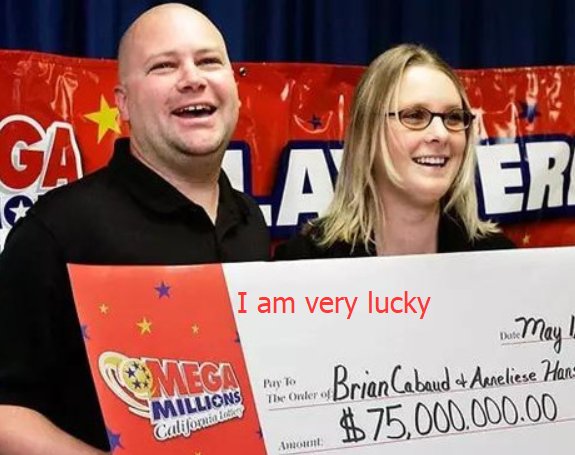 我很幸运用英语怎么说