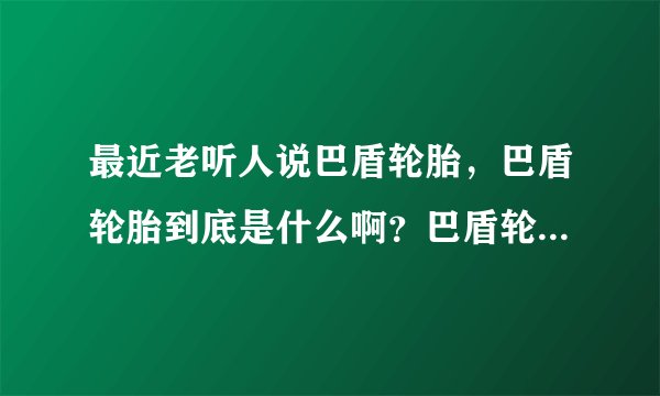 最近老听人说巴盾轮胎，巴盾轮胎到底是什么啊？巴盾轮胎是轮胎品牌吗？