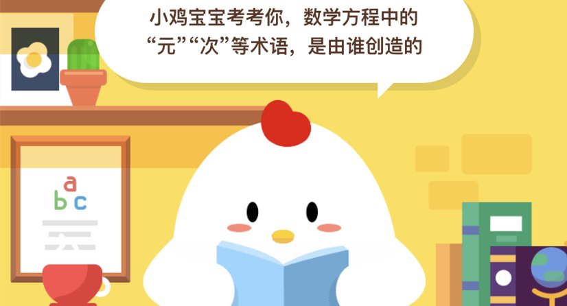 数学方程中的元次等术语是由谁创造的