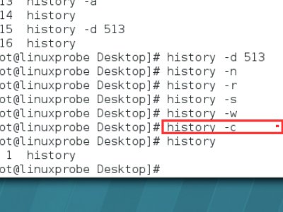 linux怎么清除history记录
