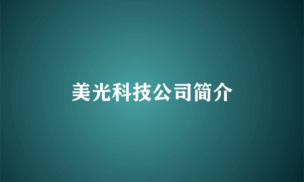 美光科技公司简介
