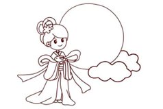 嫦娥怎么画复杂又漂亮