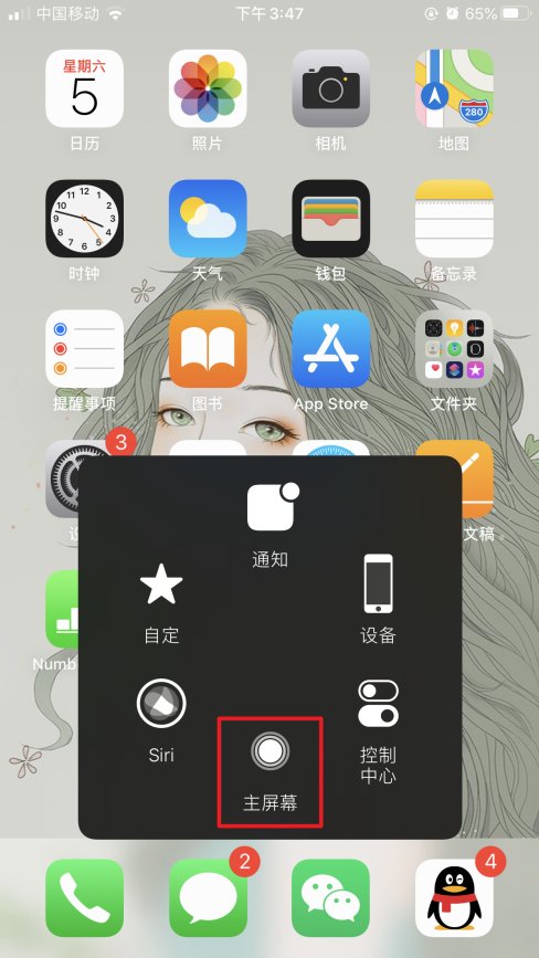 iphone返回虚拟HOME键设置方法是什么？