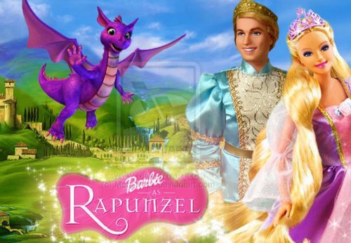 求有一部关于芭比的电影,她喜欢画画,有一只小火龙守着她,小火龙还有一个爸爸