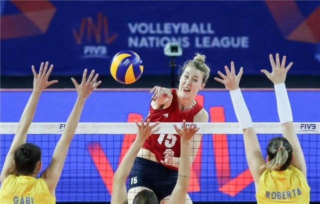 2018女排世联赛江门站美巴女排之战比赛结果