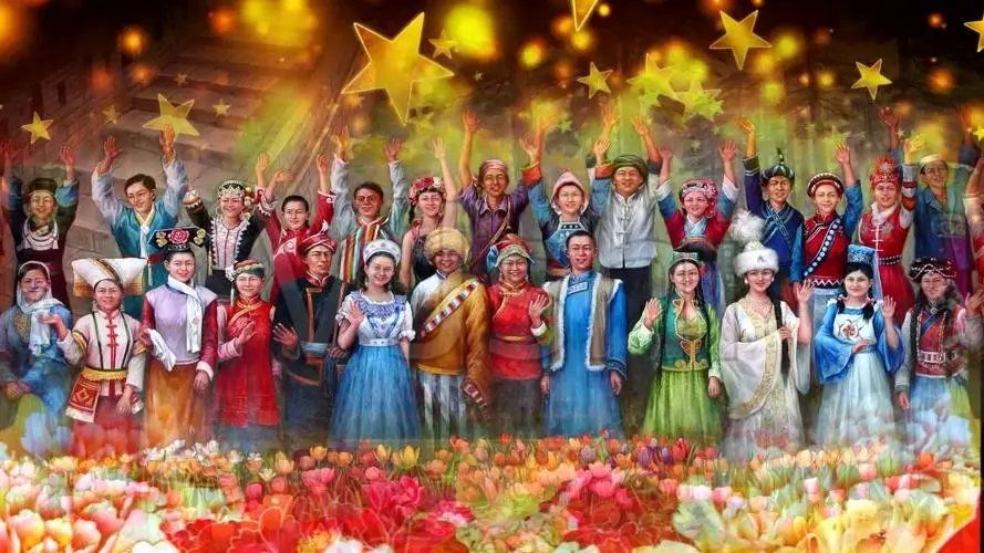 56个民族56朵花的歌曲