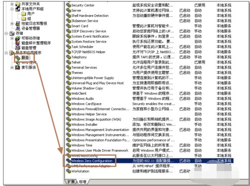 如何启动windows(wzc)服务