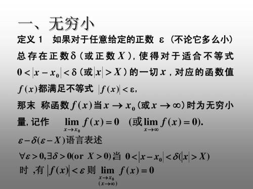 同阶无穷小是什么意思?