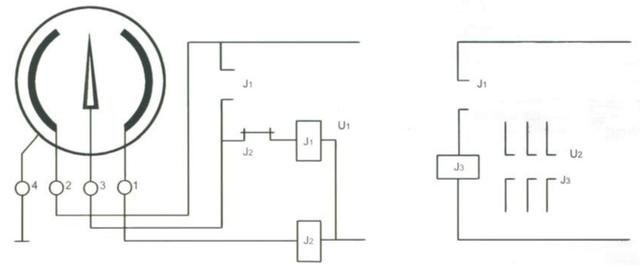 电接点压力表接线图是怎样的？