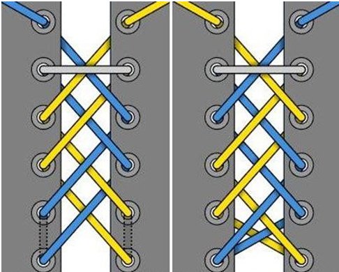 简单好看系鞋绳方法