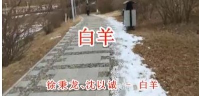 有个男生让我听白羊这首歌是什么意思