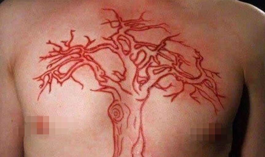 肉雕纹身,应该怎么做?