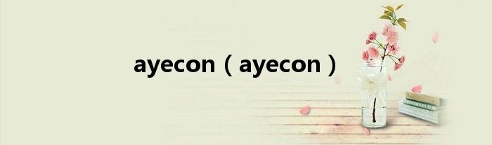 ayeconayecon